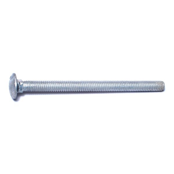 Midwest Fastener Carriage Bolt, Square Neck, 18 (Coarse), 4-1/2 in L, Steel, Hot Dipped Galvanized, 50 PK 05495 - main